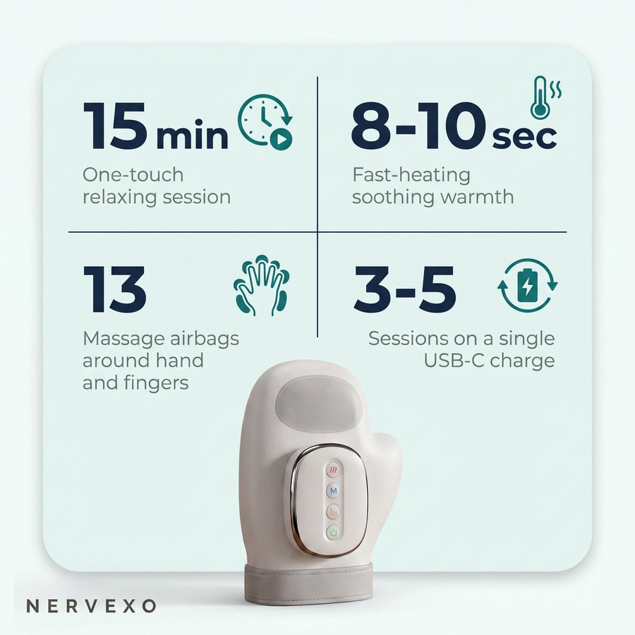 NERVEXO™ Ease – Hand Massager